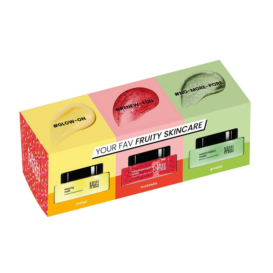 Tutti Frutti – Your Fav Fruity Skincare: Multi-Masking Trio Set