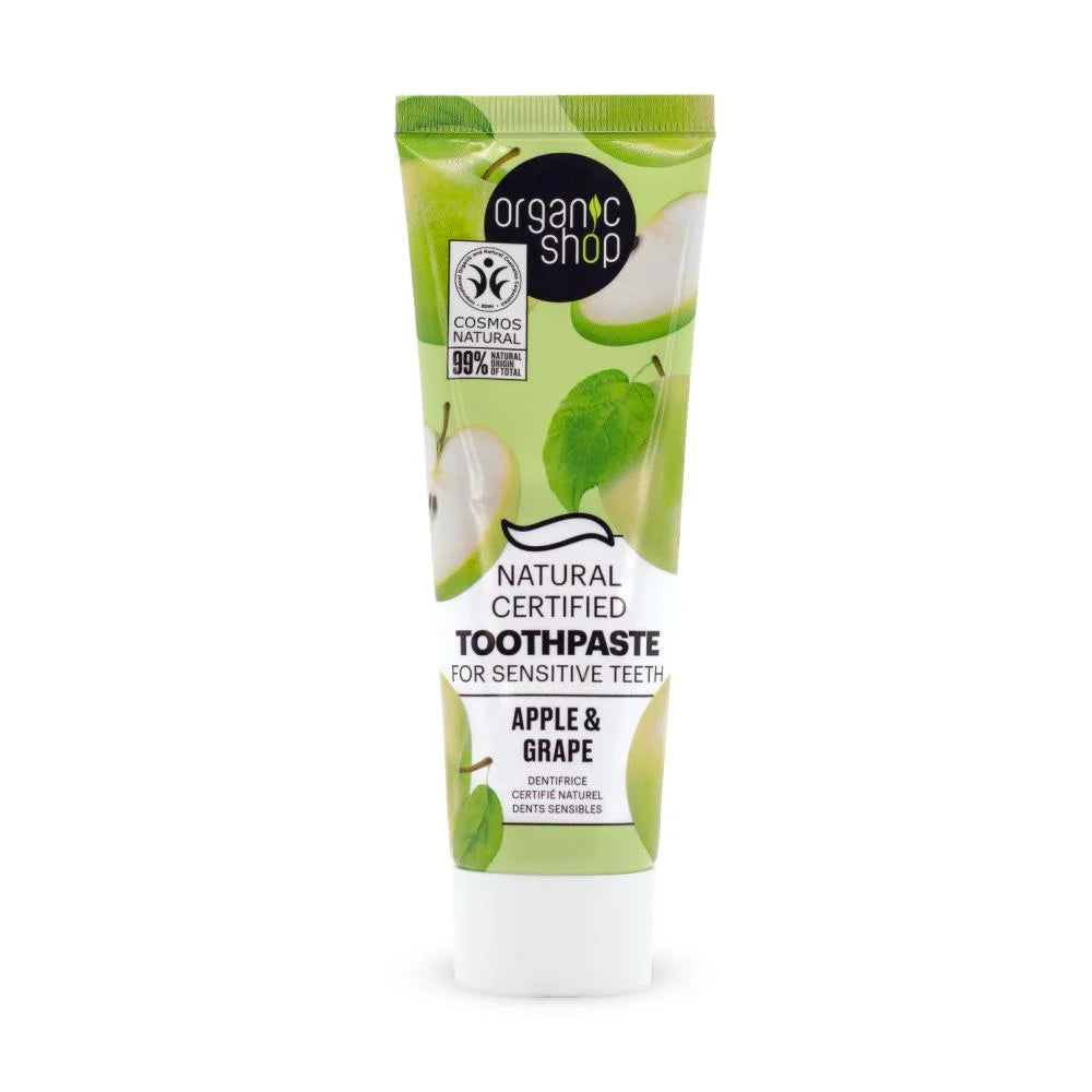 Organic Shop – Apple & Grapes Natural Toothpaste