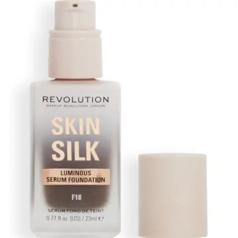 REVOLUTION SKIN SILK FOUNDATION FOR DARK SKIN F18