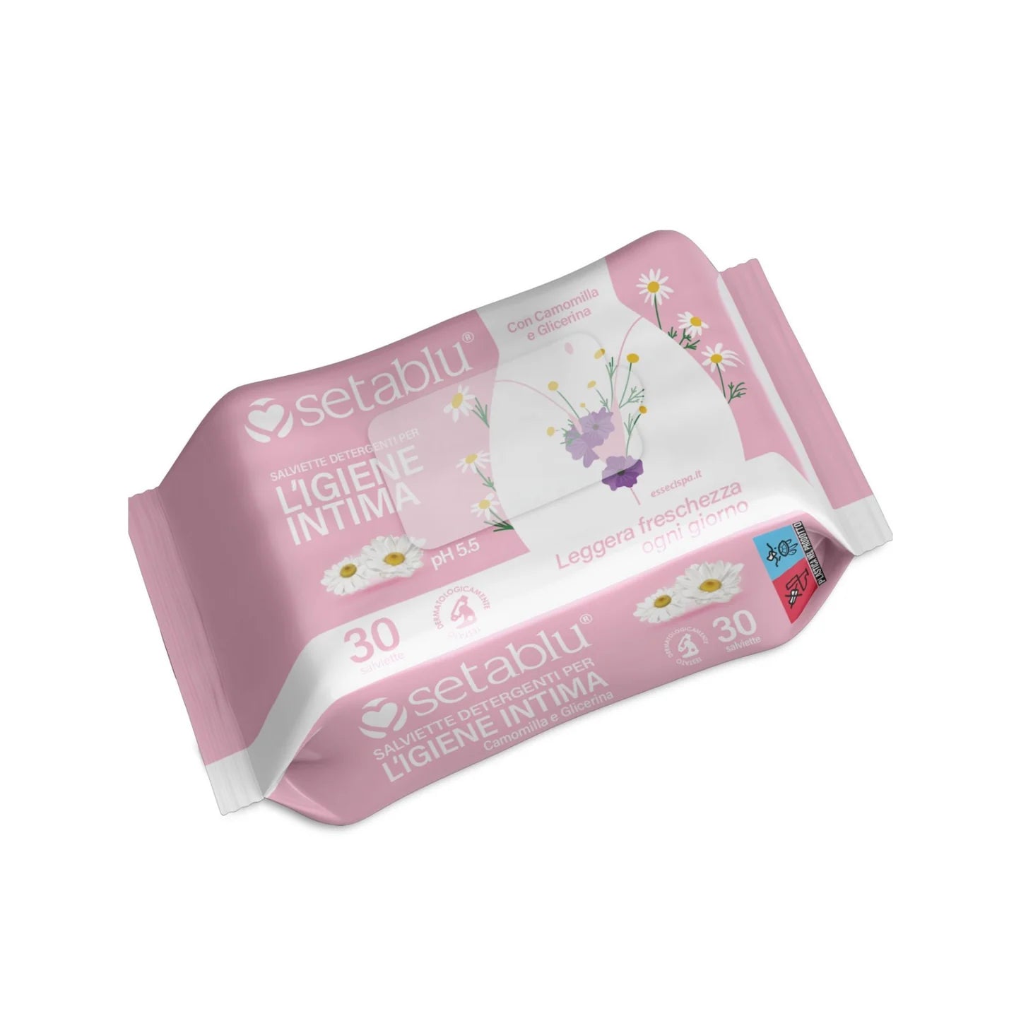 Setablu – Intimate Hygiene Cleansing Wipes with Chamomile