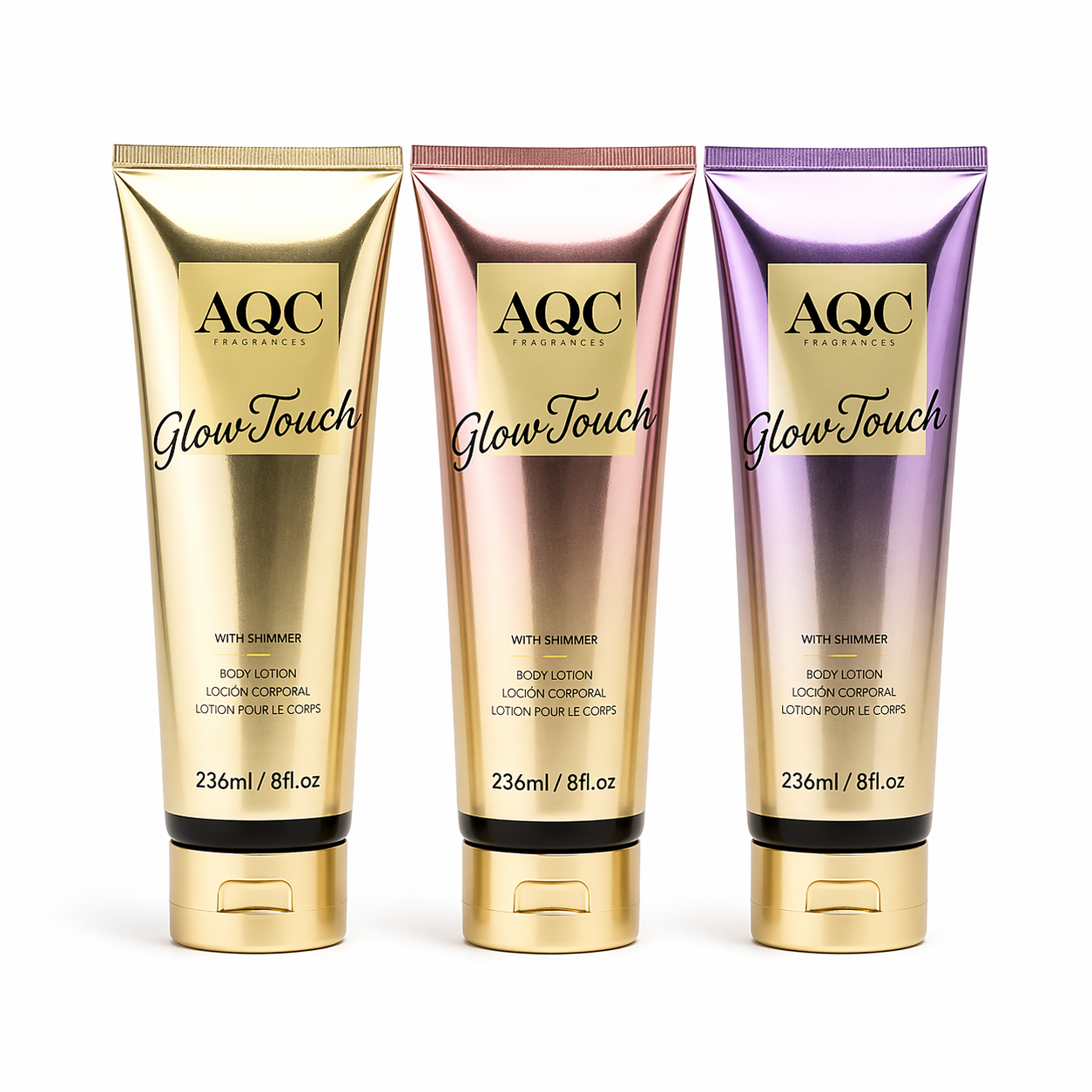 AQC Fragrances - Glow Touch Shimmer Body Lotion