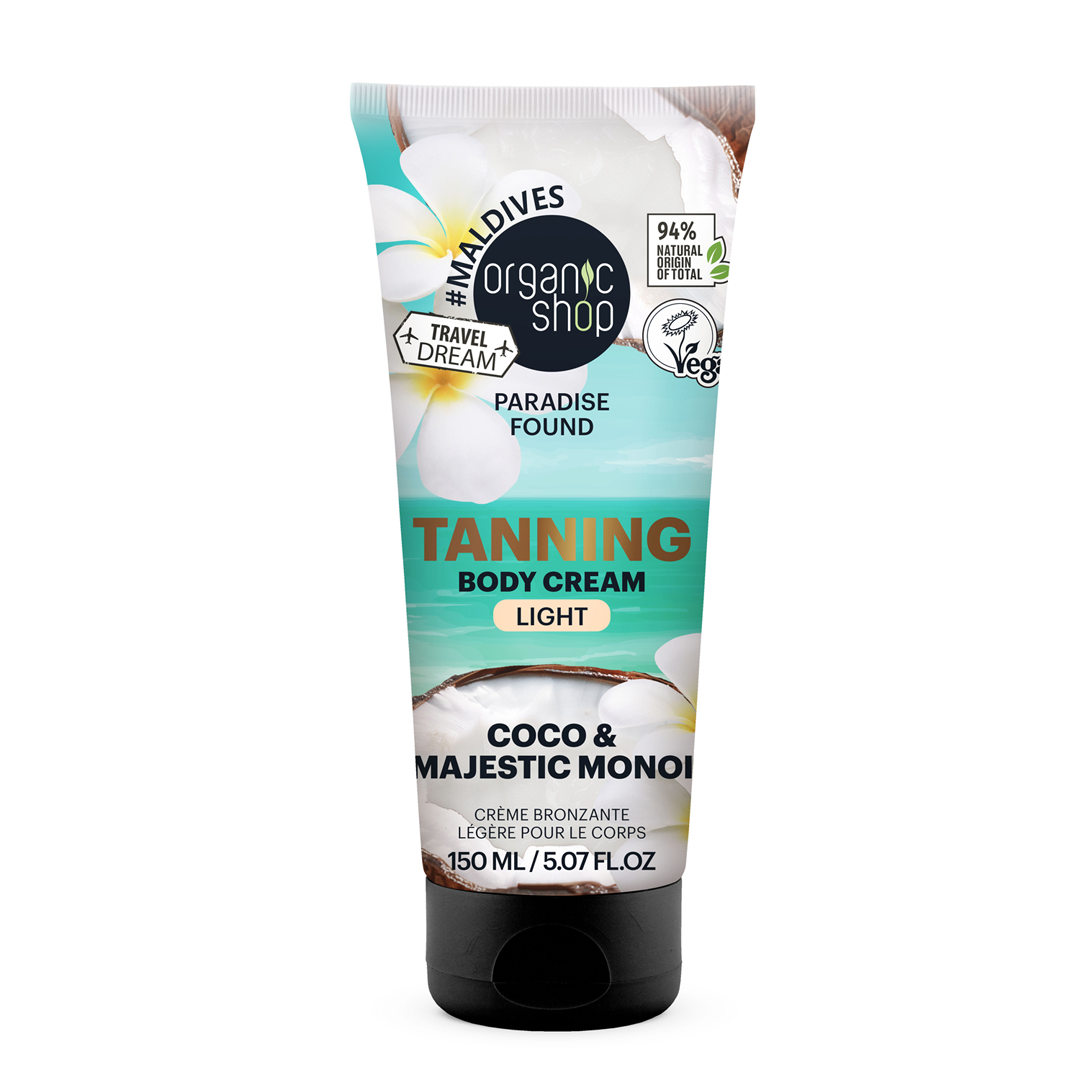 Organic Shop – Paradise Found Light Tanning Body Cream