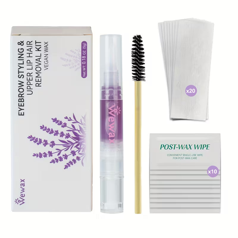 Facial Wax Kit – Brows, Upper Lip & Cheeks