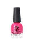 W7 NAIL POLISH FLUORESCENT PINK 15ML