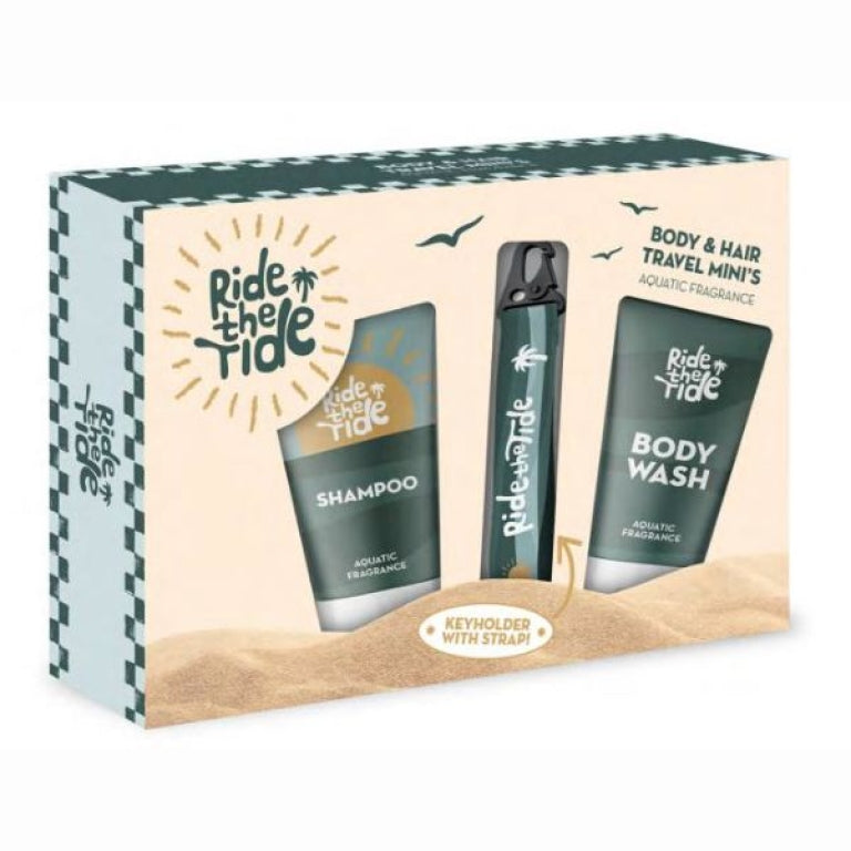 Ride The Tide – Hair & Body Travel Minis: Aquatic Fragrance Set