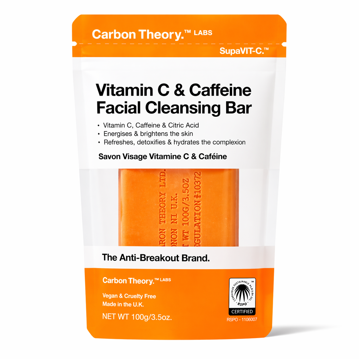 Carbon Theory - Vitamin C Facial Cleansing Bar