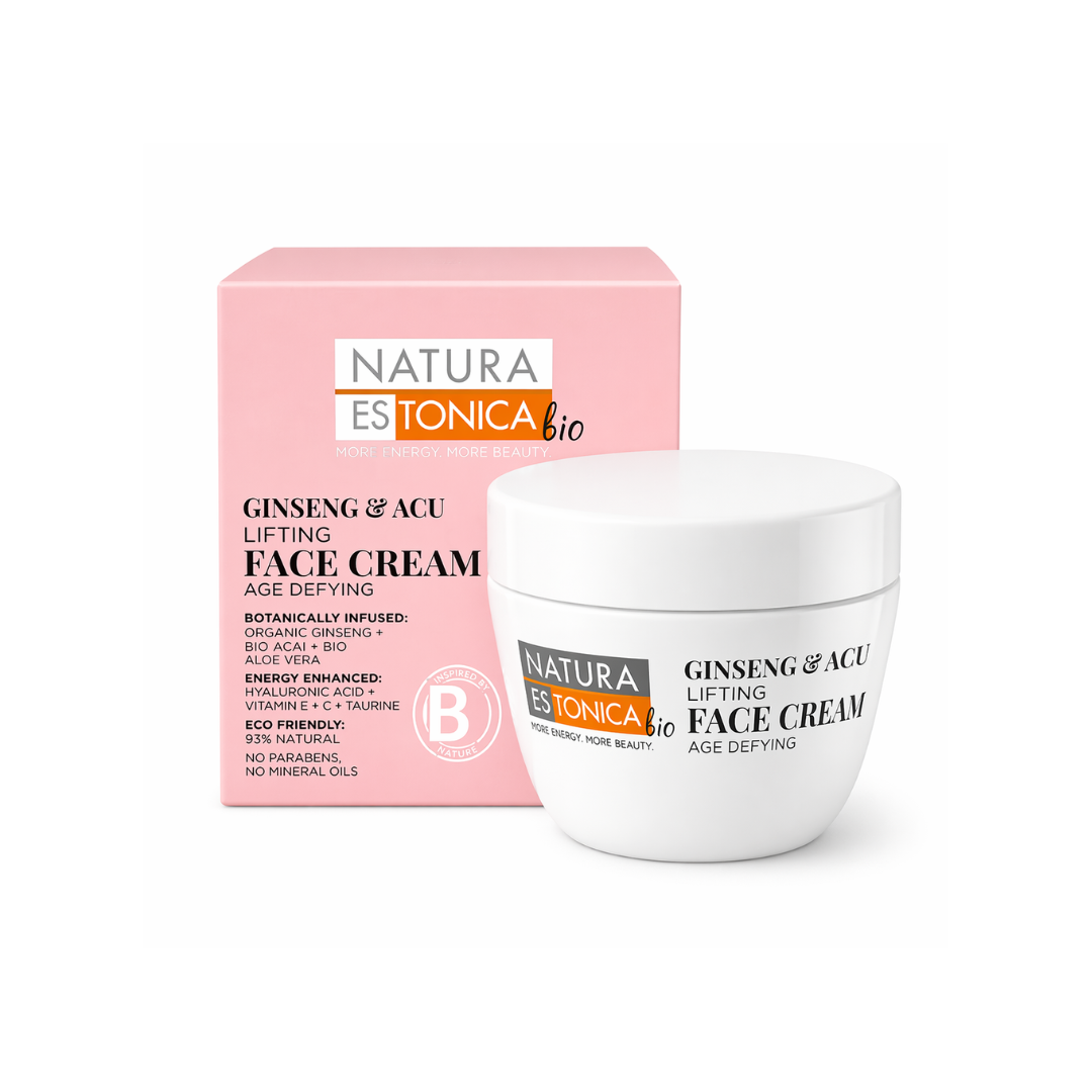 Natura Estonica Bio Ginseng & Acai Lifting Face Cream – Age Defying