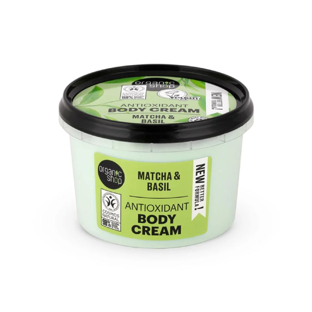 Organic Shop - Antioxidant Body Cream "Matcha & Basil"