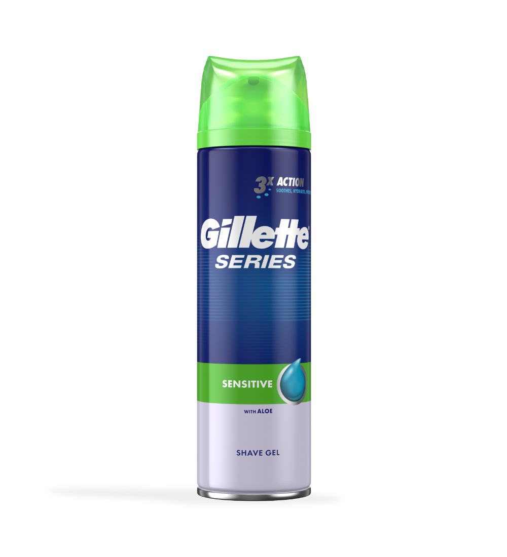 Gillette – Sensitive Skin Shave Gel with Aloe