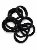 Candy & Black Elastic Hair Ties