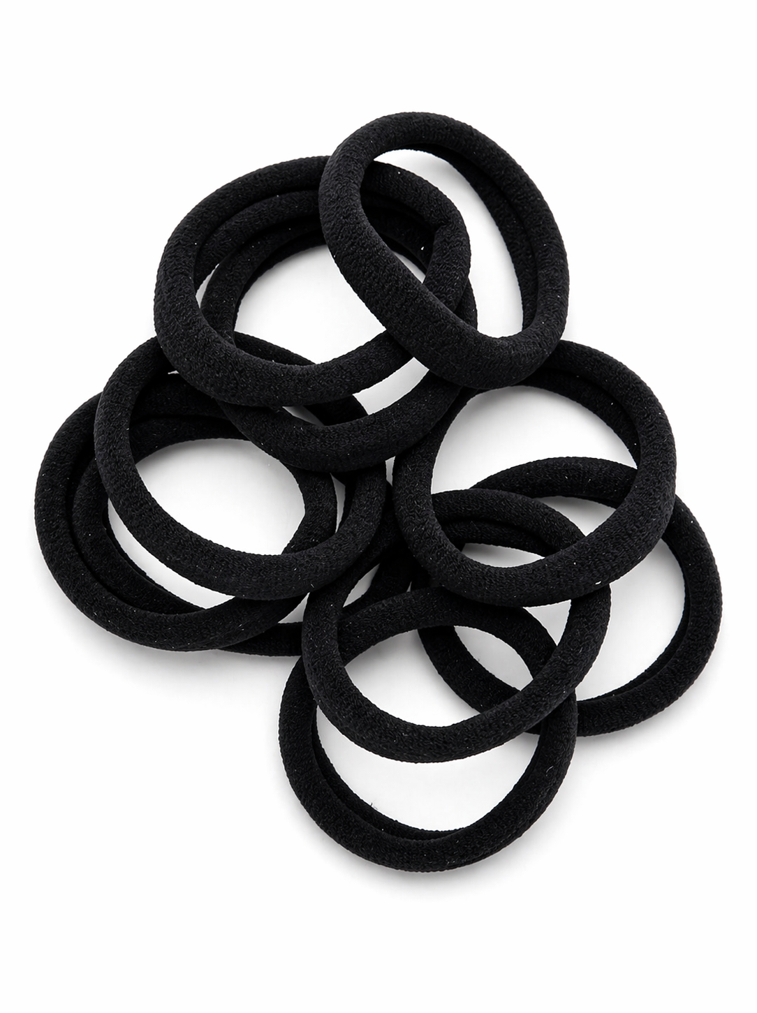 Candy & Black Elastic Hair Ties