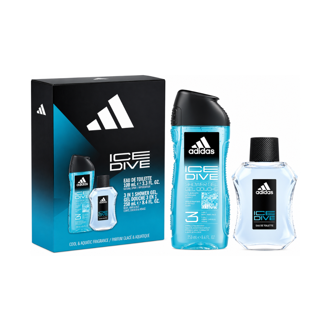 Adidas Ice Dive – Cool & Aquatic Fragrance Male Gift Set