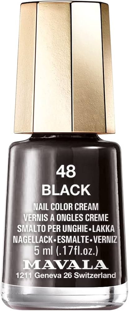 Mavala – Mini Color Nail Polish: Black No. 48