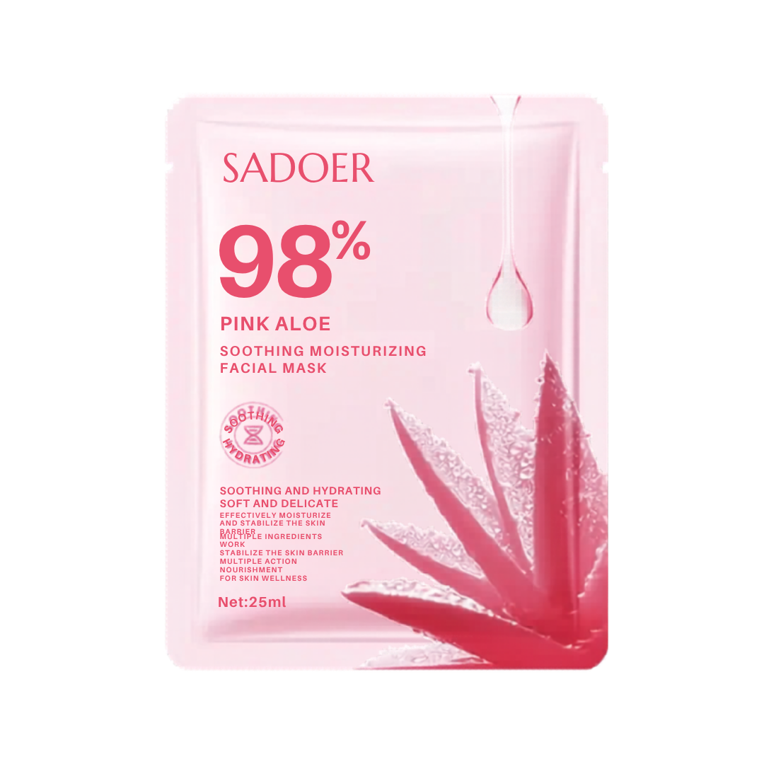 Sadoer – Pink Aloe Facial Mask
