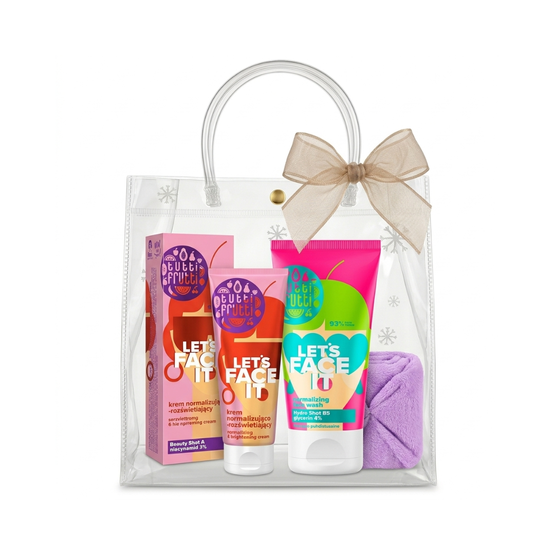 Tutti Frutti Let's Face It – Normalizing Facial Care & Cleansing Gift Set